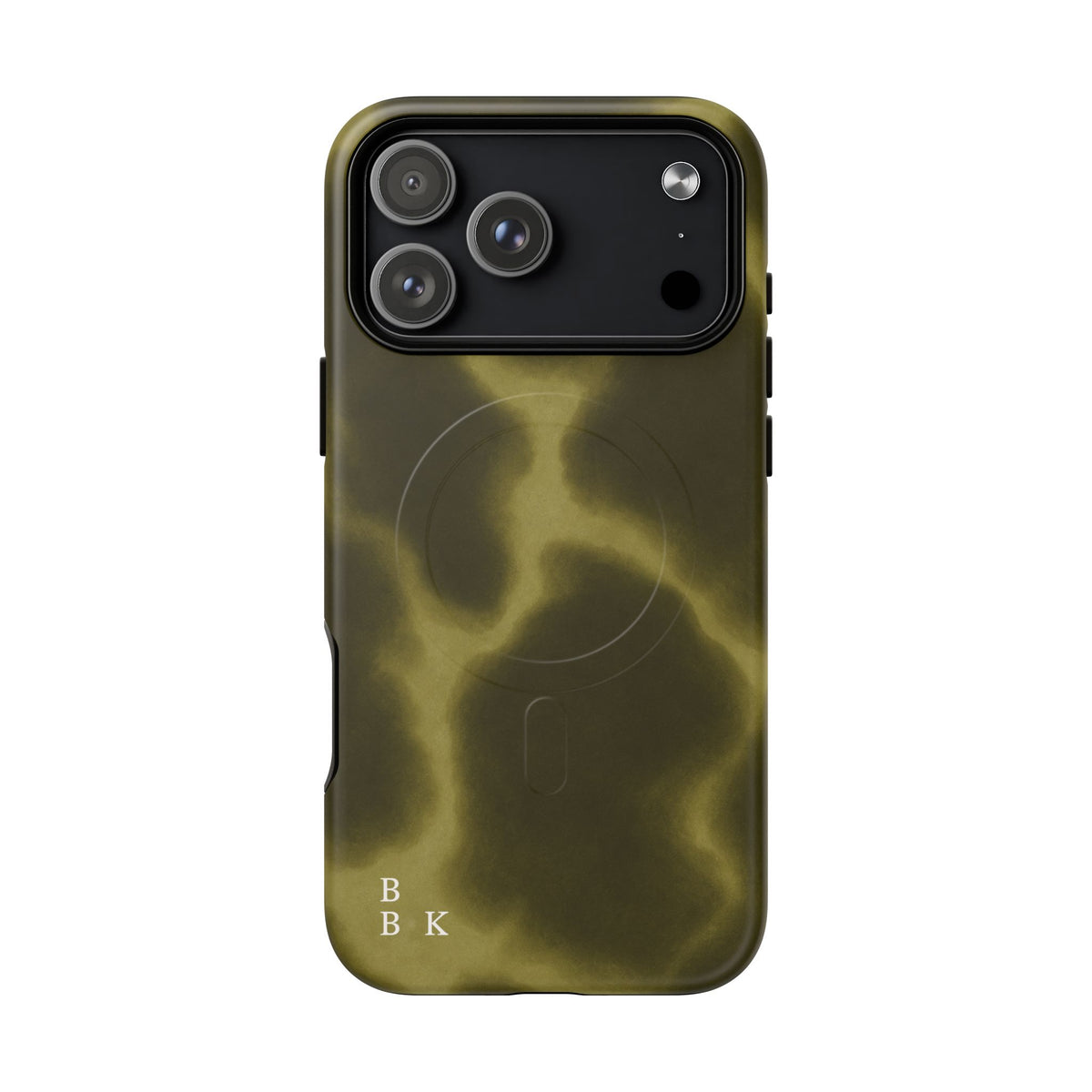 Olive Smoke Magnetic Phone Case — Tough Protective MagSafe-Compatible Cover