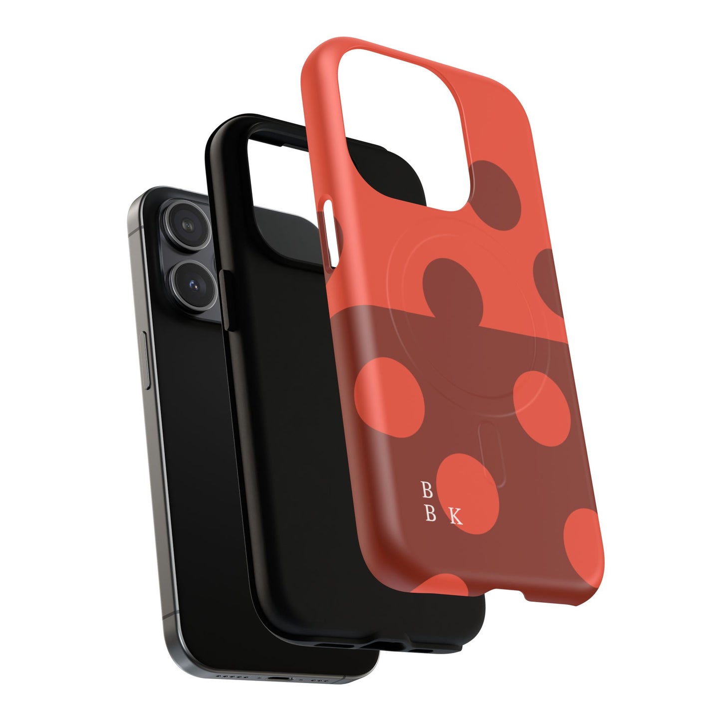 Red Polka Dot Magnetic Tough Case — Protective Phone Cover with MagSafe