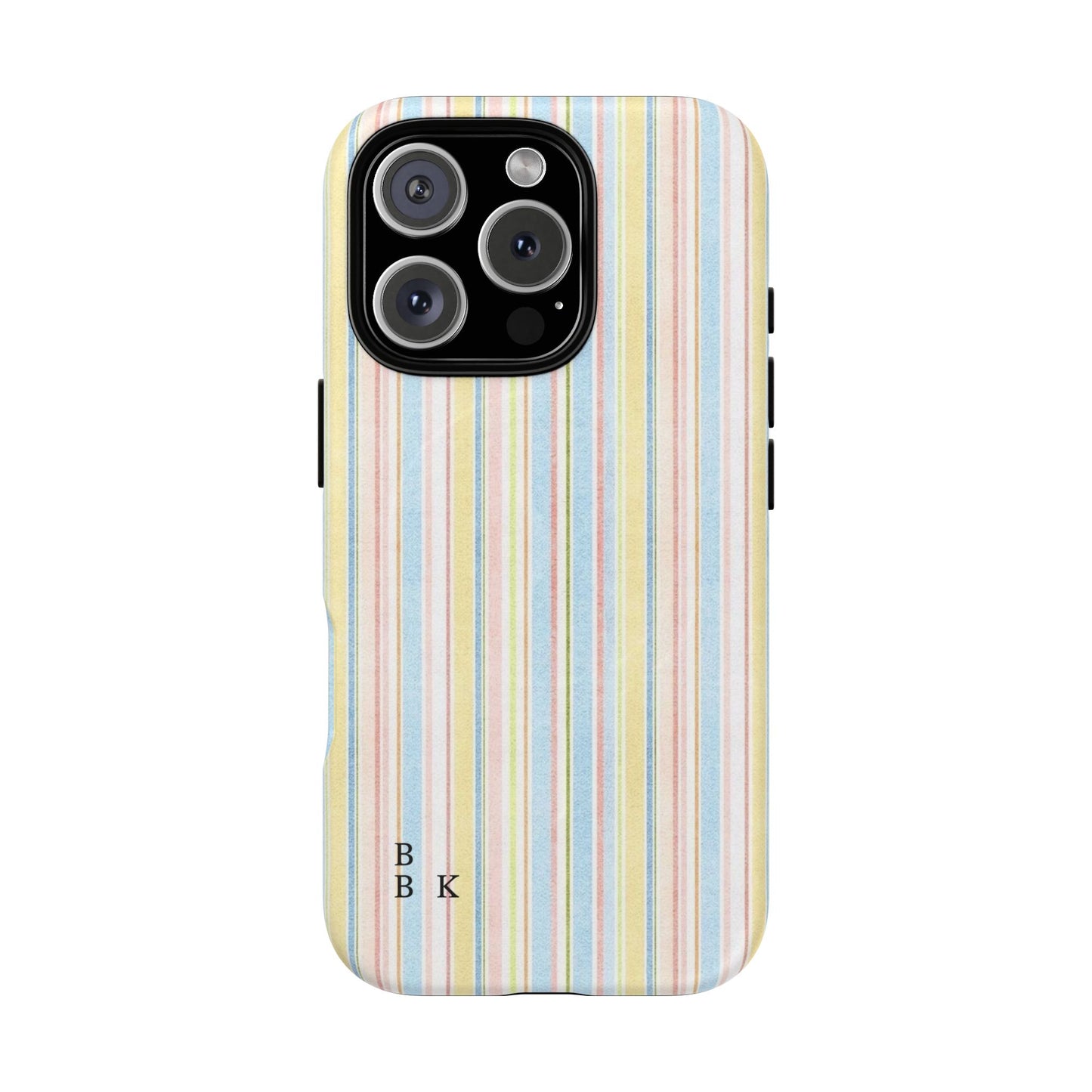 Striped Pastel Phone Case — Tough Magnetic Protection
