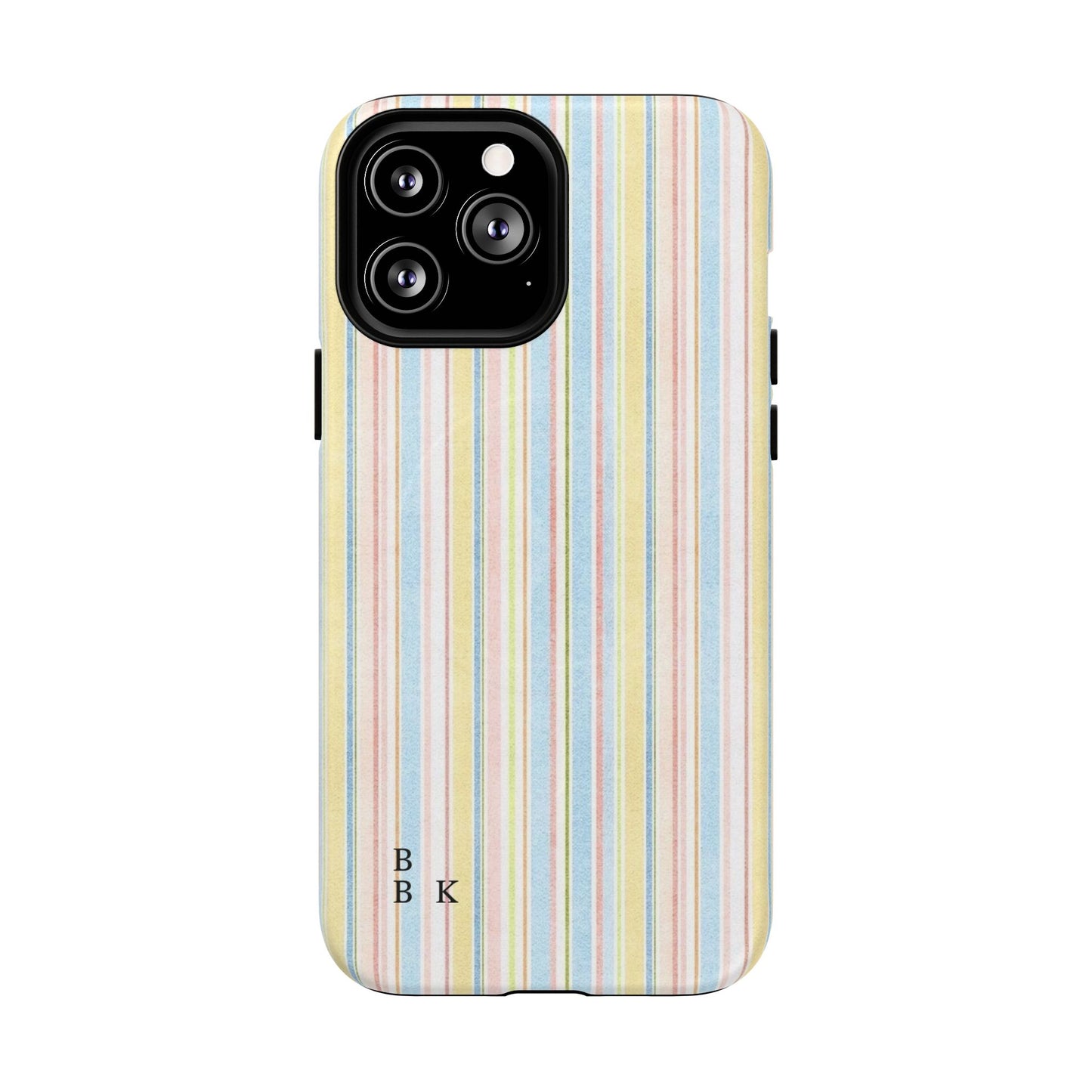Striped Pastel Phone Case — Tough Magnetic Protection
