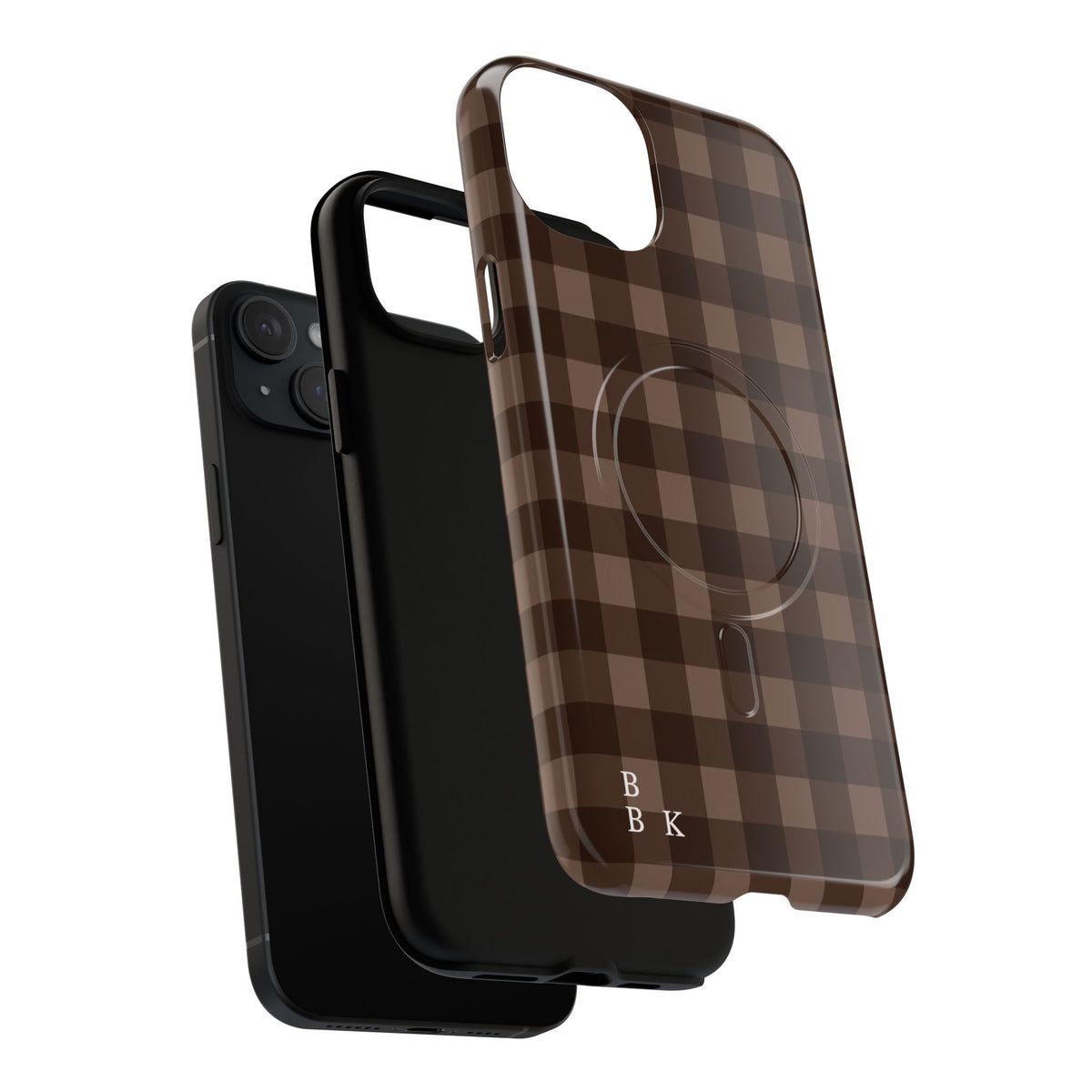 Brown Buffalo Plaid Tough Magnetic Phone Case