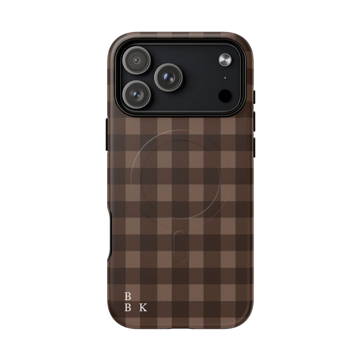 Brown Buffalo Plaid Tough Magnetic Phone Case