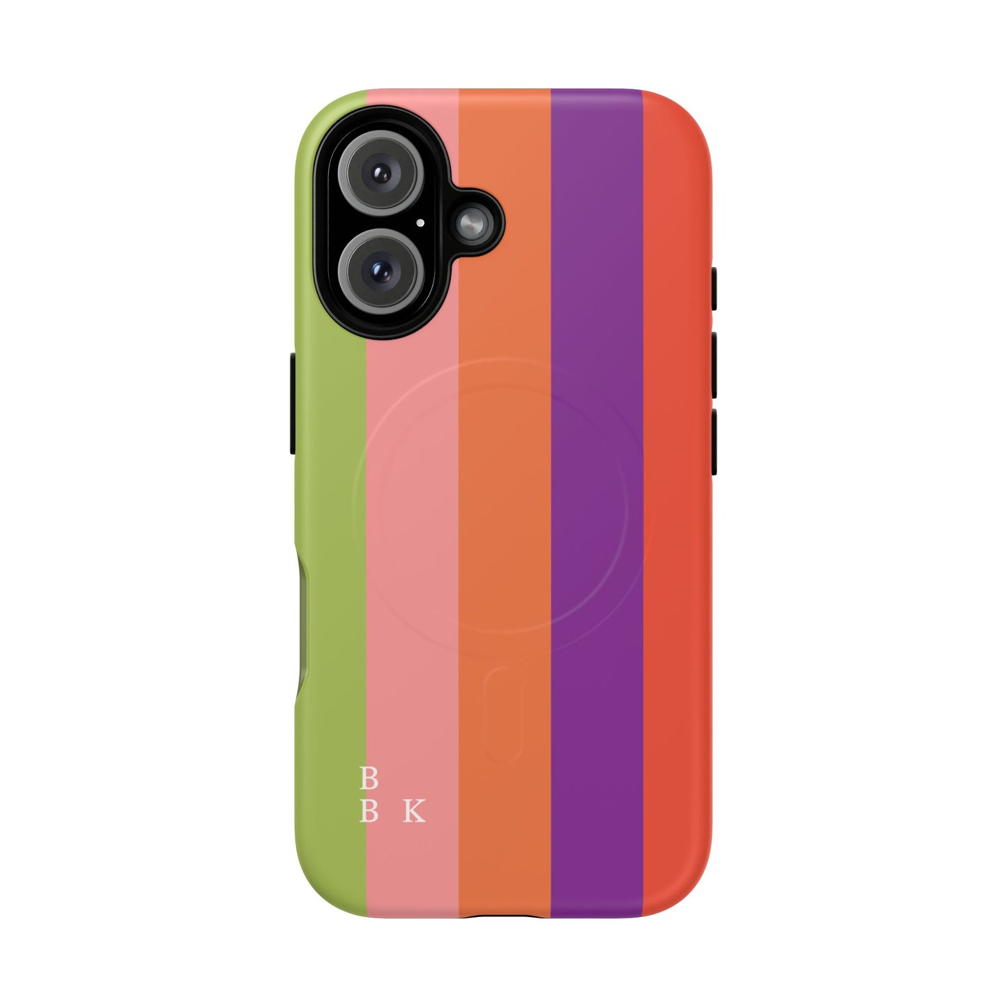Bold Retro Stripe Magnetic Phone Case — Tough Protective iPhone Cover