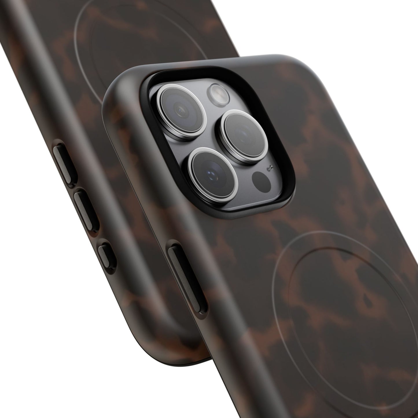 Tortoiseshell Magnetic Phone Case — Slim Tough MagSafe-Compatible Protection