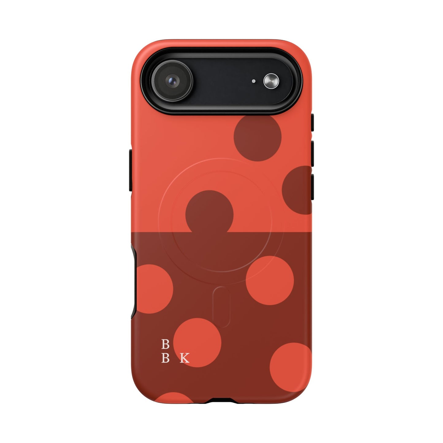 Red Polka Dot Magnetic Tough Case — Protective Phone Cover with MagSafe
