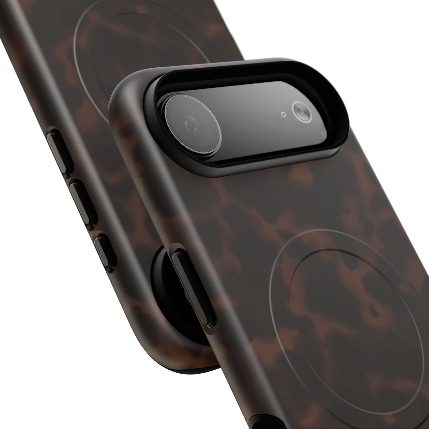 Tortoiseshell Magnetic Phone Case — Slim Tough MagSafe-Compatible Protection