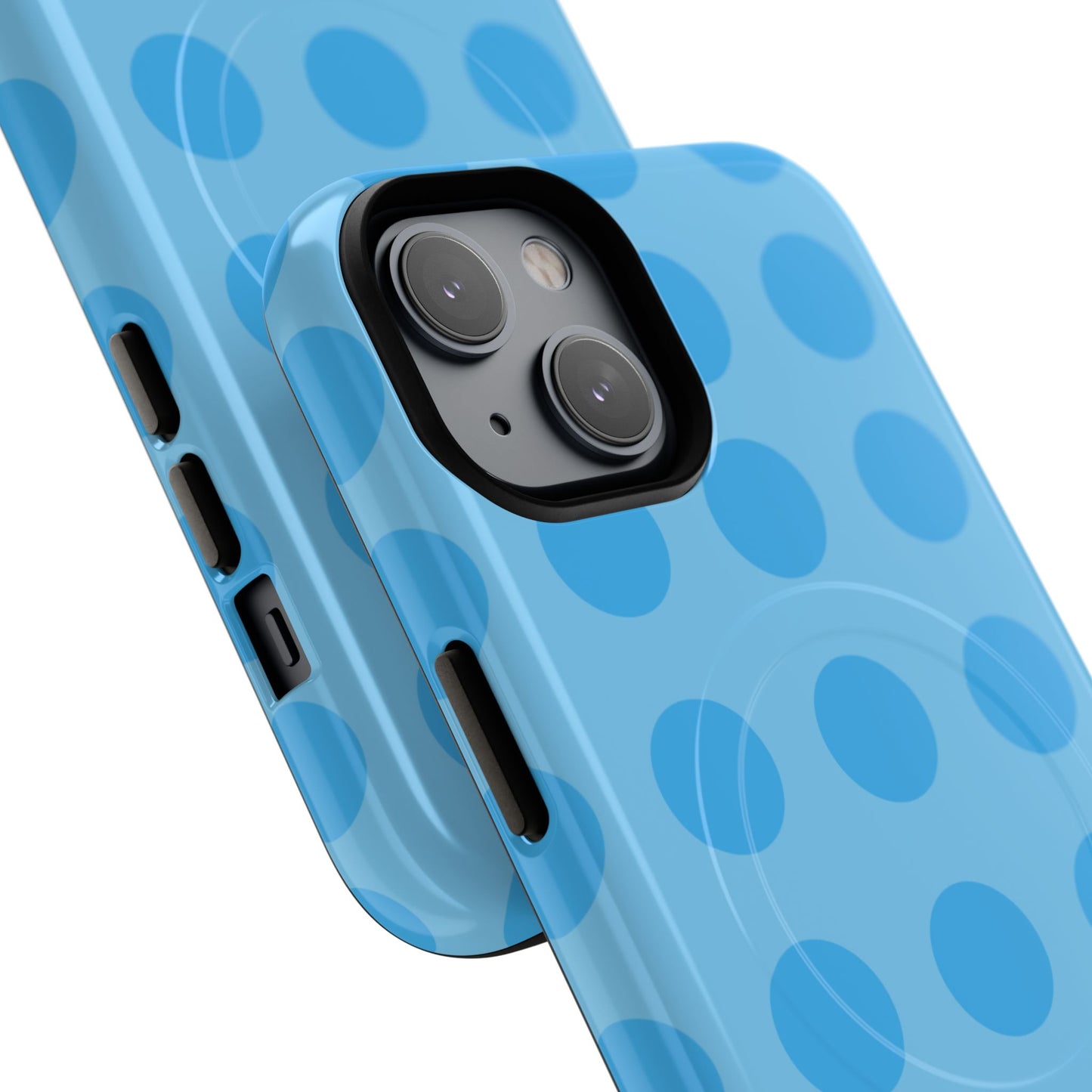 Blue Polka Dot Tough Magnetic Phone Case