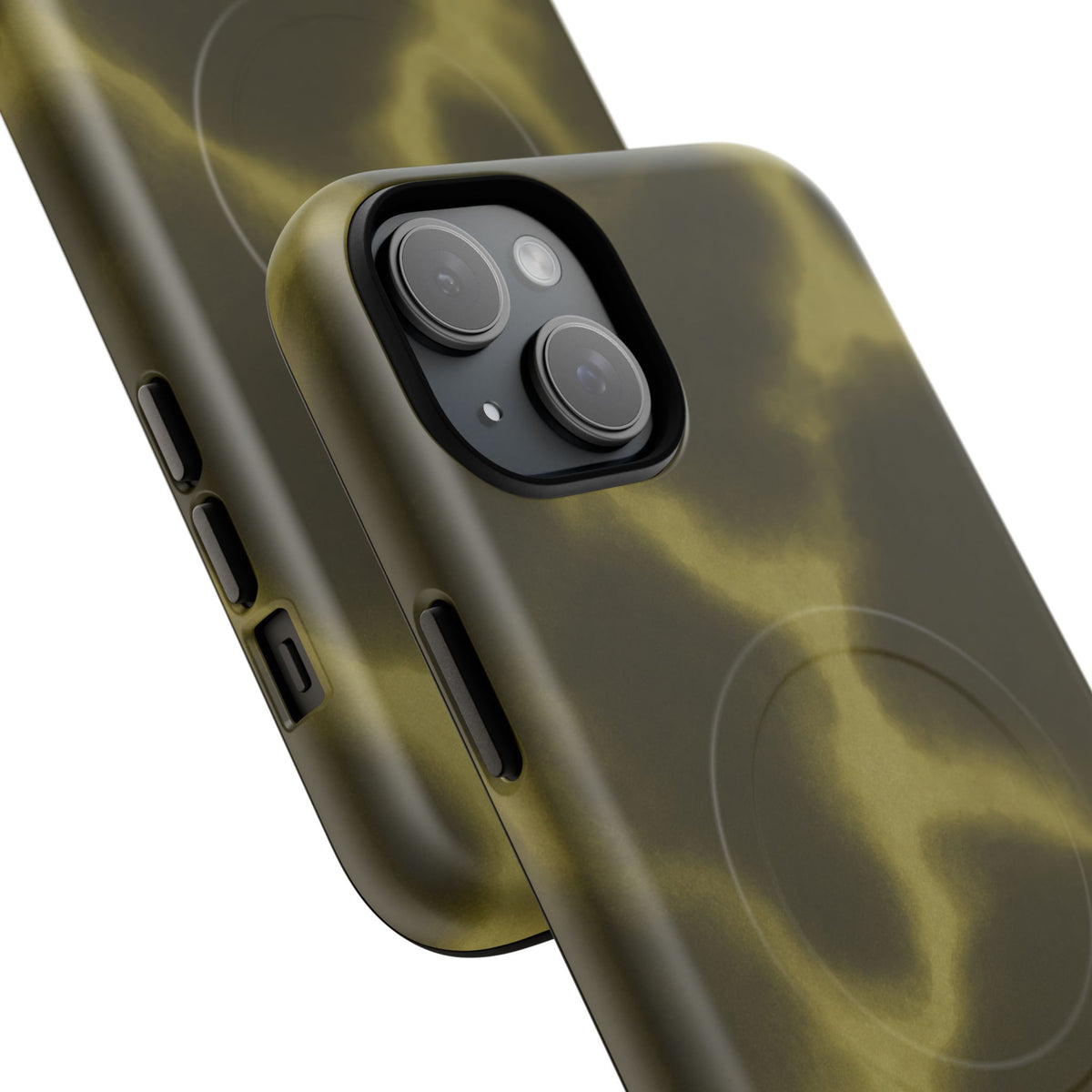 Olive Smoke Magnetic Phone Case — Tough Protective MagSafe-Compatible Cover