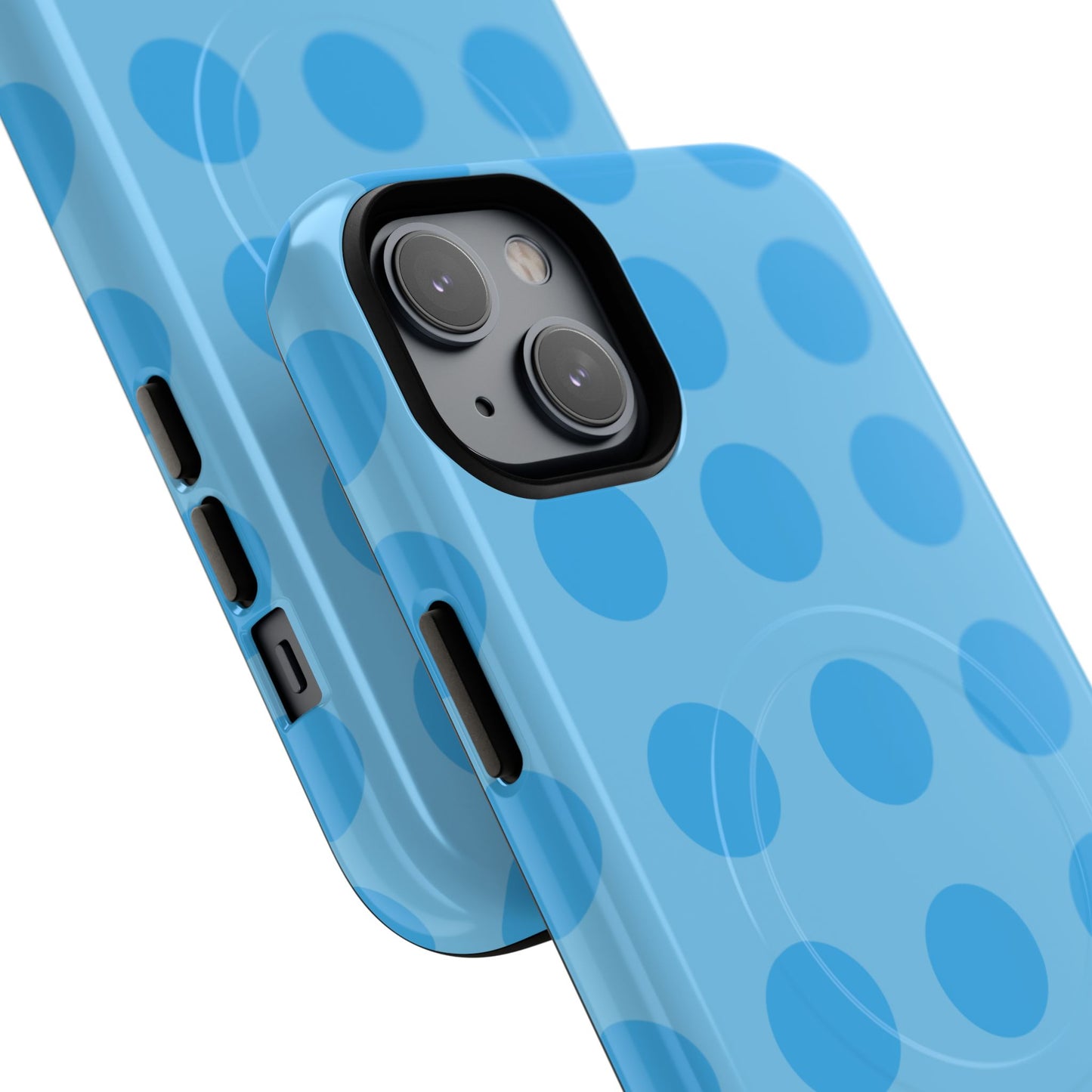 Blue Polka Dot Tough Magnetic Phone Case