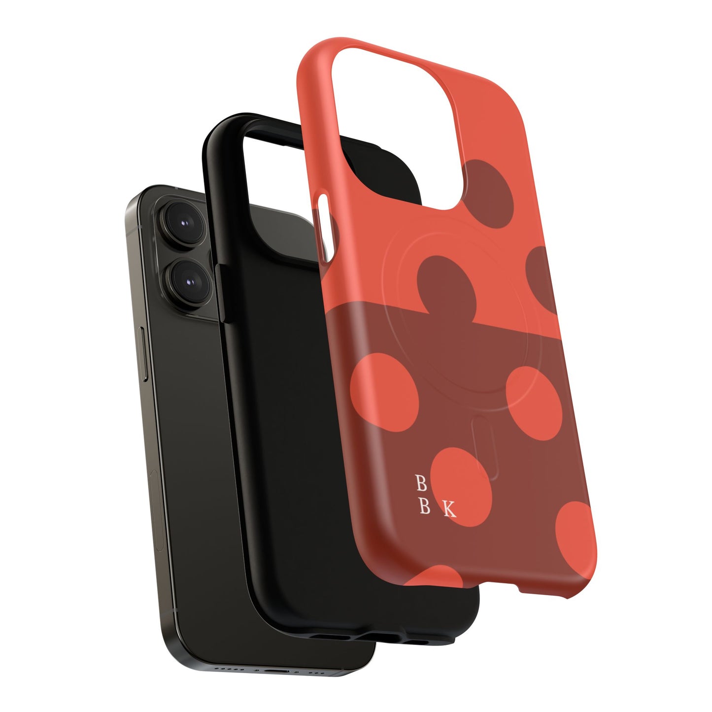 Red Polka Dot Magnetic Tough Case — Protective Phone Cover with MagSafe
