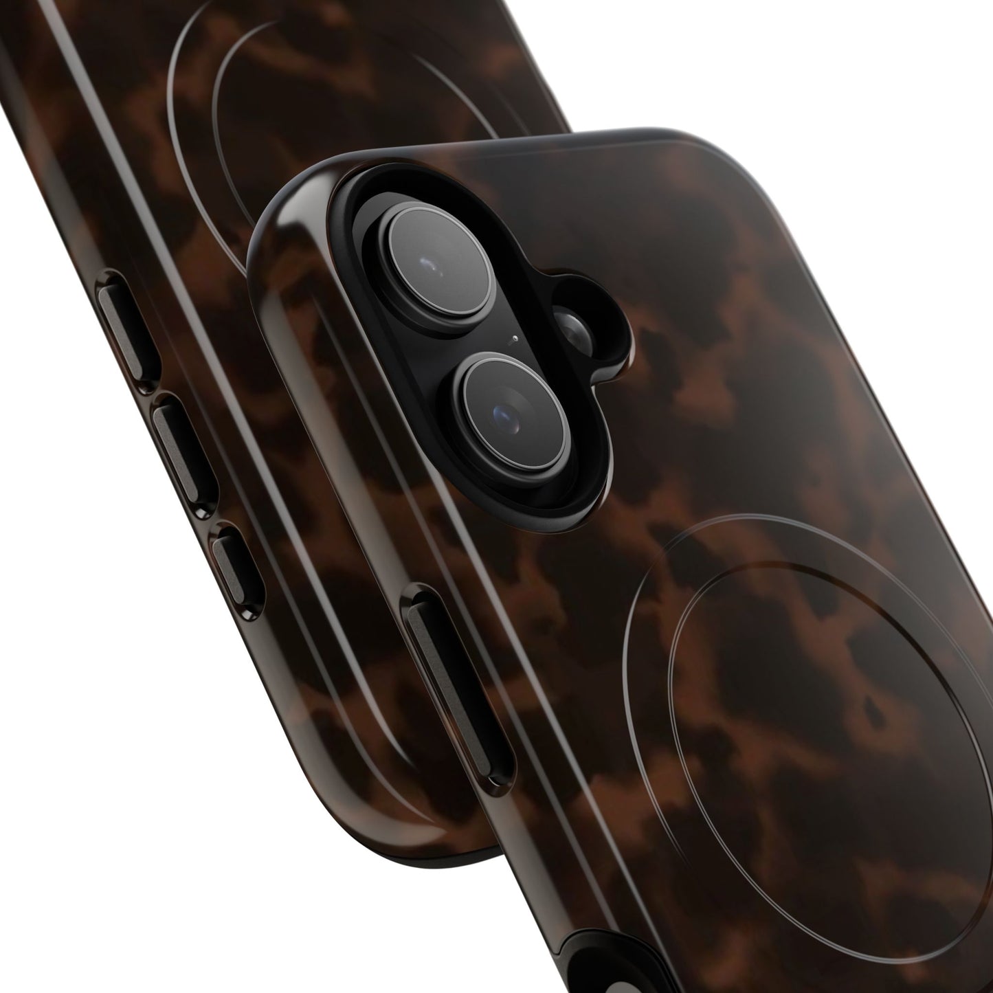 Tortoiseshell Magnetic Phone Case — Slim Tough MagSafe-Compatible Protection
