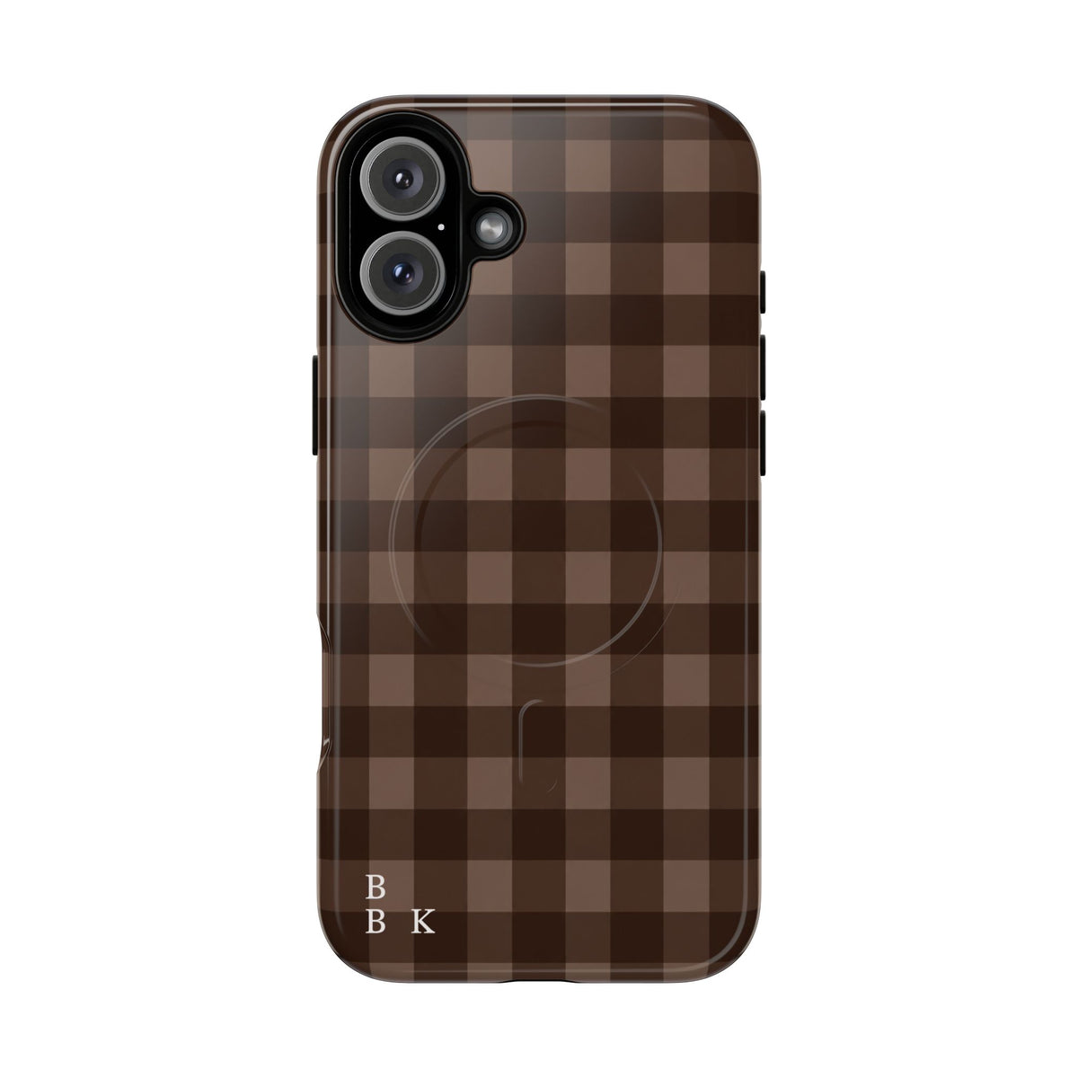Brown Buffalo Plaid Tough Magnetic Phone Case