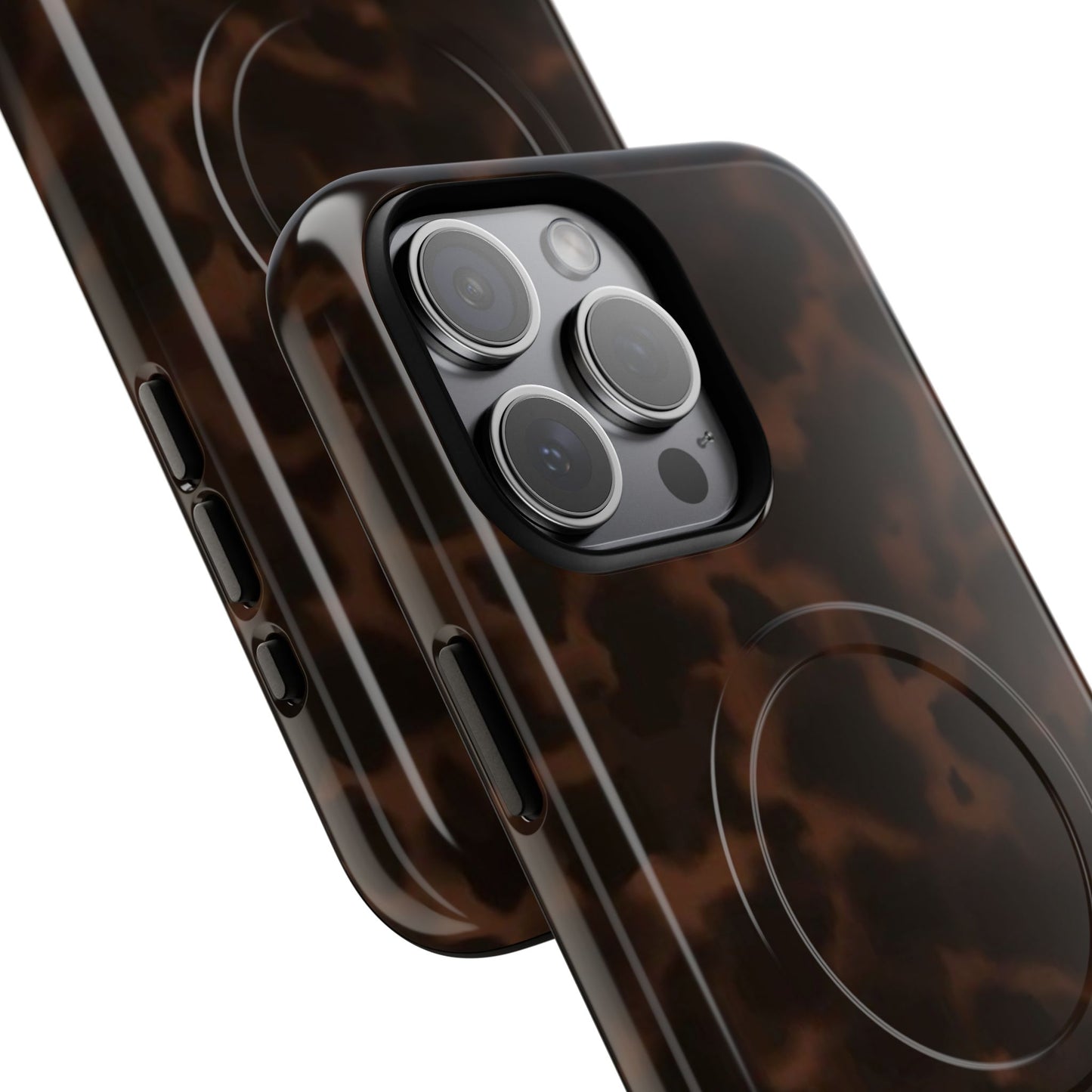 Tortoiseshell Magnetic Phone Case — Slim Tough MagSafe-Compatible Protection