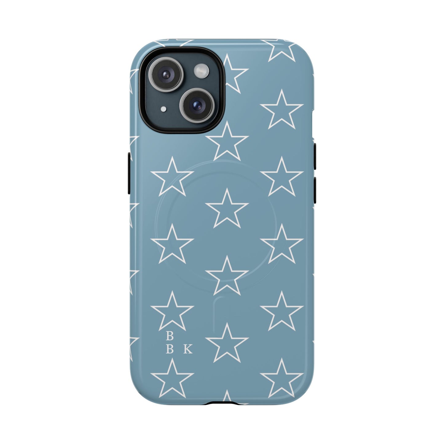 Blue Star Pattern Magnetic Phone Case — Tough Protective iPhone Cover