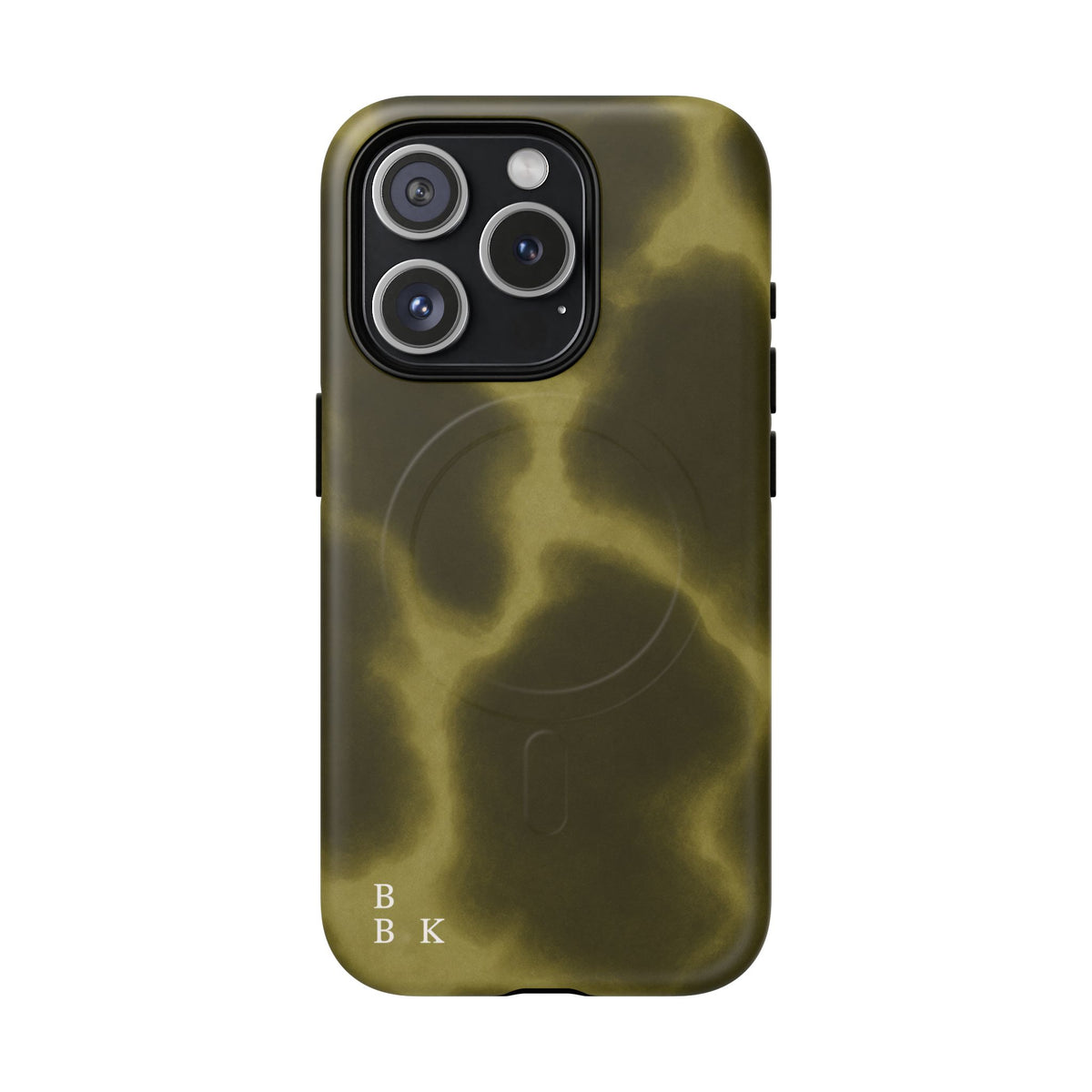 Olive Smoke Magnetic Phone Case — Tough Protective MagSafe-Compatible Cover