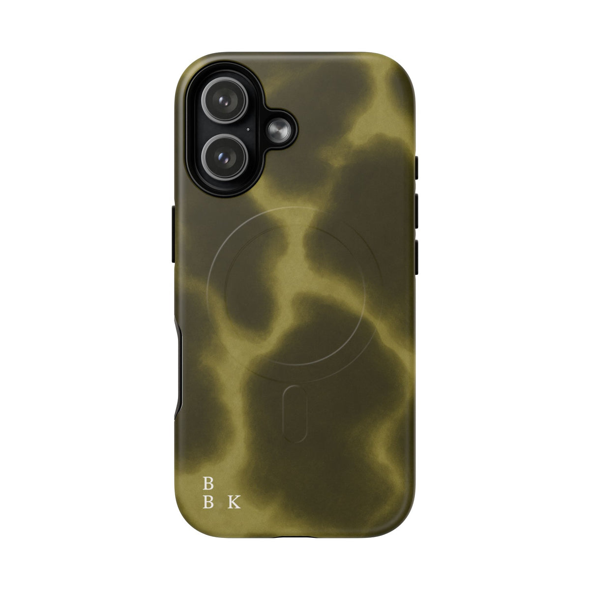 Olive Smoke Magnetic Phone Case — Tough Protective MagSafe-Compatible Cover