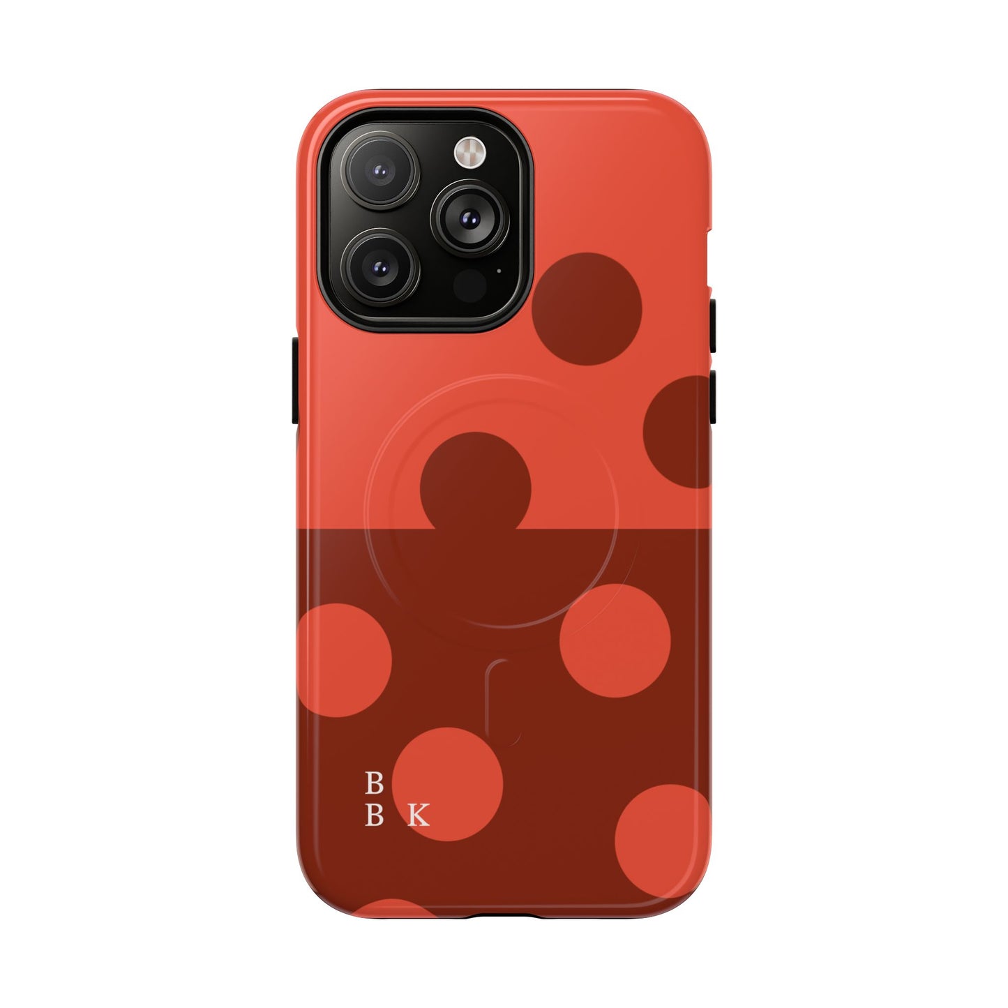 Red Polka Dot Magnetic Tough Case — Protective Phone Cover with MagSafe