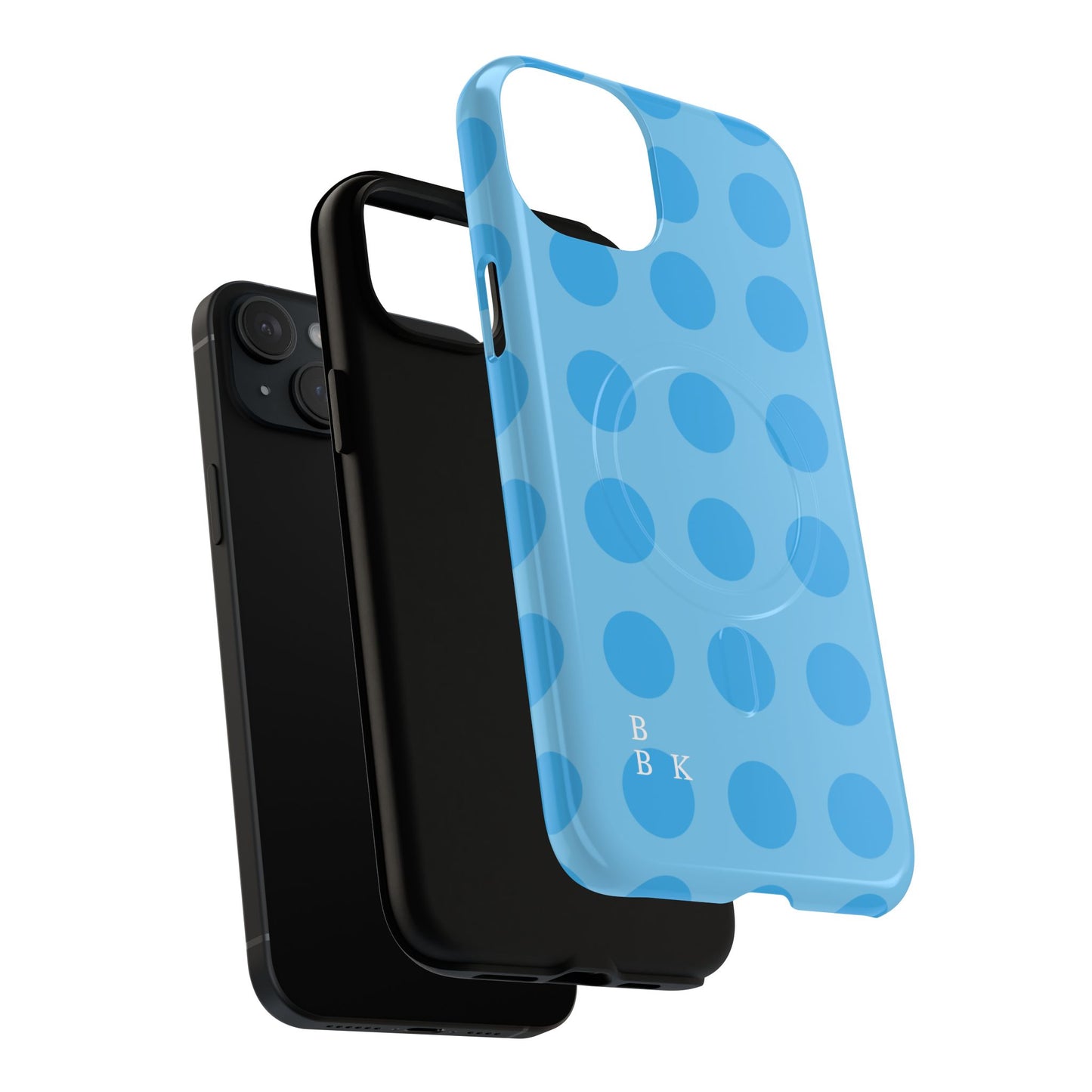 Blue Polka Dot Tough Magnetic Phone Case
