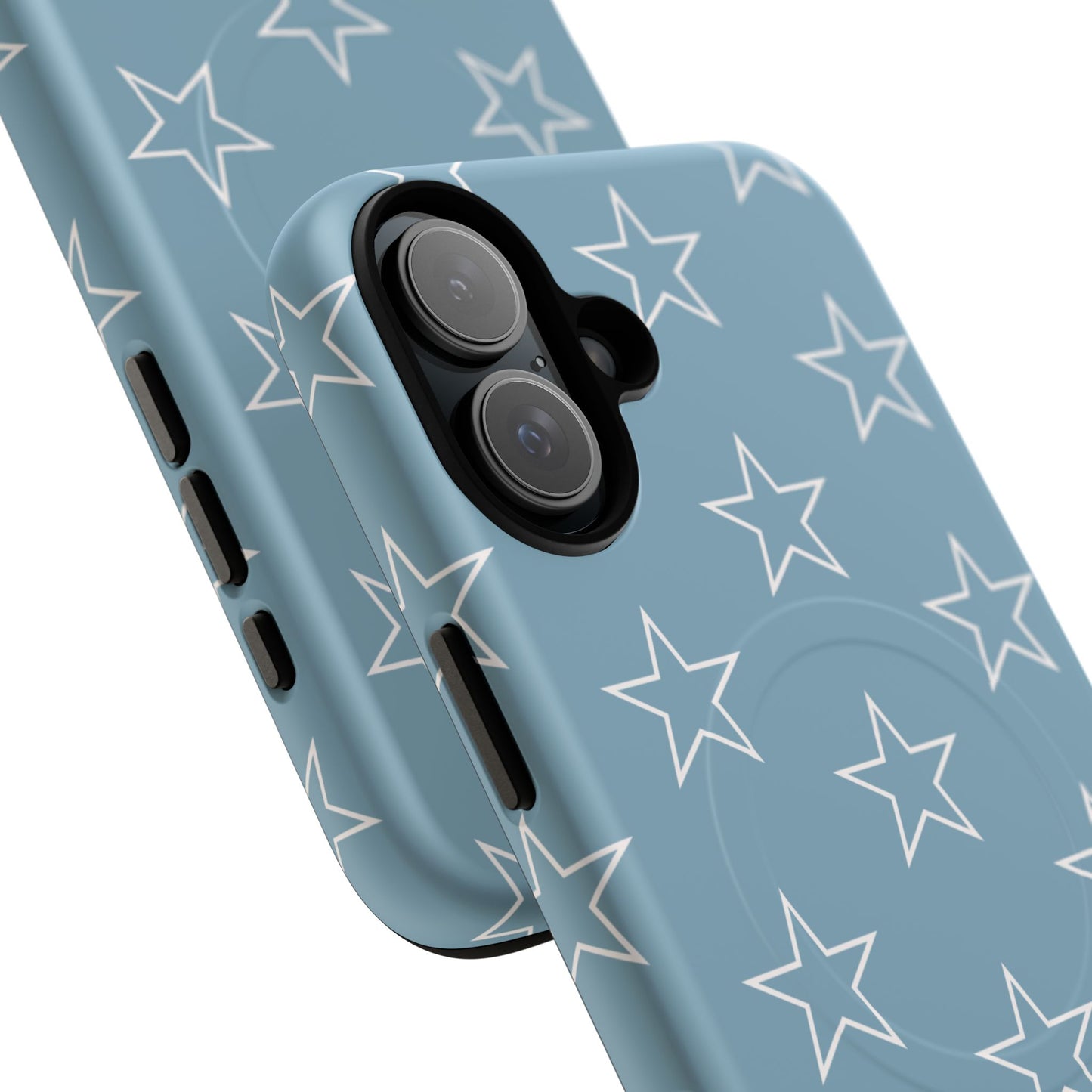 Blue Star Pattern Magnetic Phone Case — Tough Protective iPhone Cover