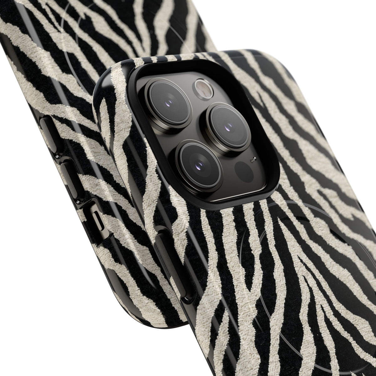 Zebra Stripe Tough Magnetic Phone Case — Magnetic Protective Phone Case