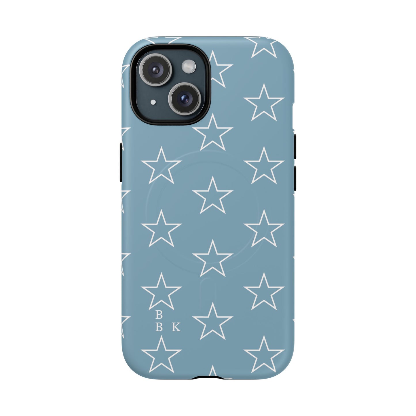 Blue Star Pattern Magnetic Phone Case — Tough Protective iPhone Cover
