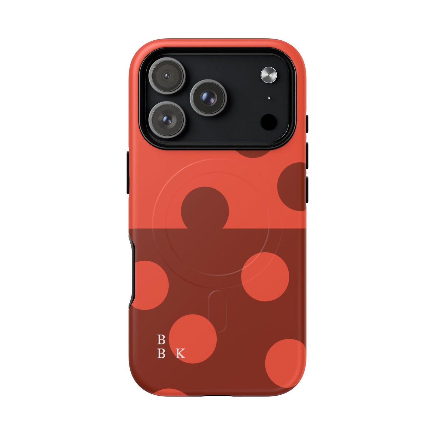 Red Polka Dot Magnetic Tough Case — Protective Phone Cover with MagSafe