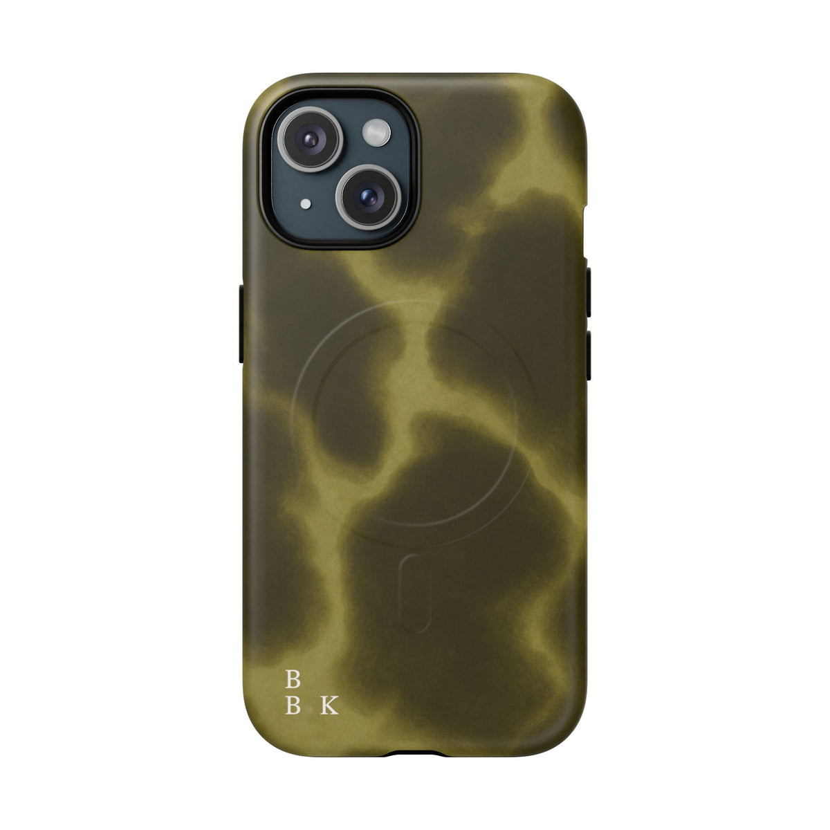 Olive Smoke Magnetic Phone Case — Tough Protective MagSafe-Compatible Cover