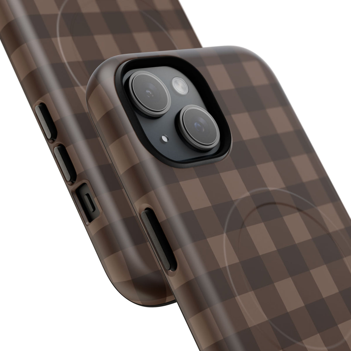 Brown Buffalo Plaid Tough Magnetic Phone Case