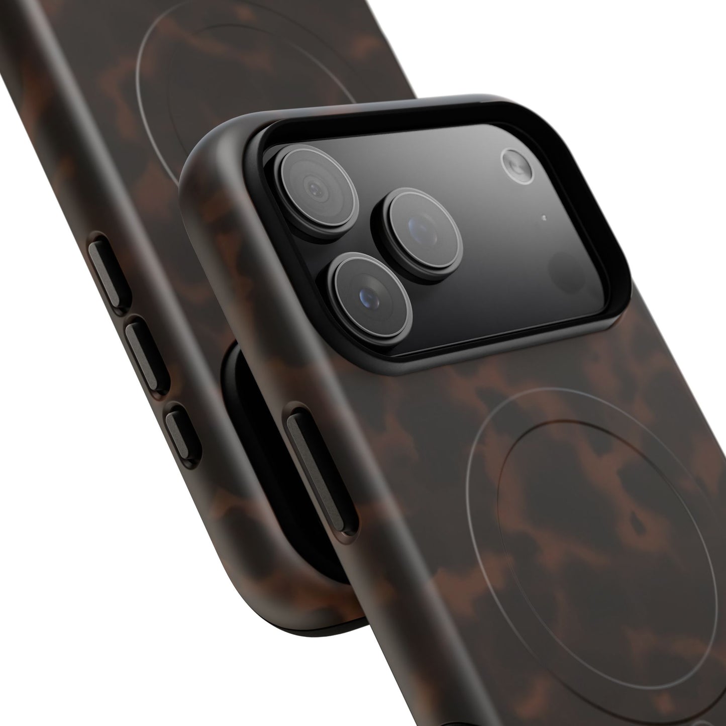 Tortoiseshell Magnetic Phone Case — Slim Tough MagSafe-Compatible Protection