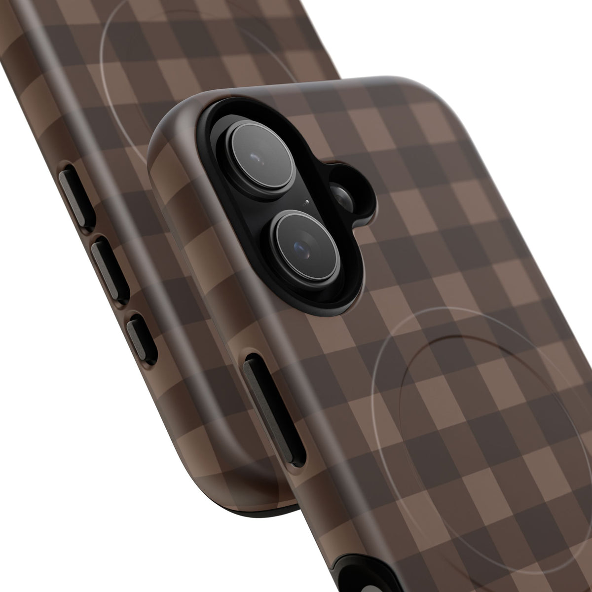 Brown Buffalo Plaid Tough Magnetic Phone Case
