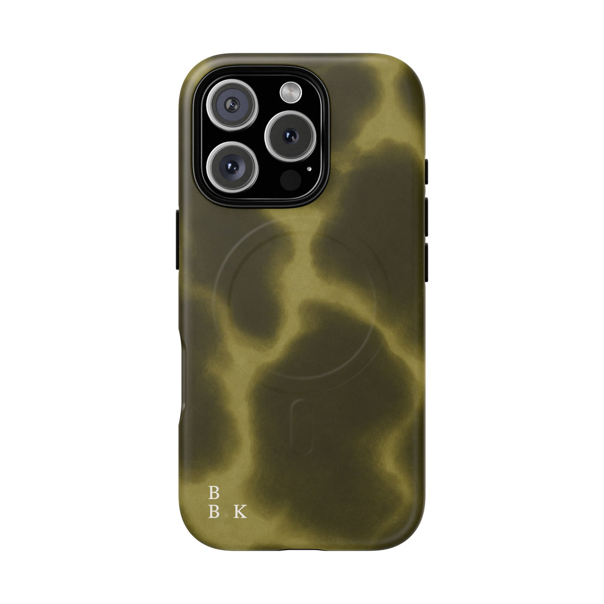 Olive Smoke Magnetic Phone Case — Tough Protective MagSafe-Compatible Cover