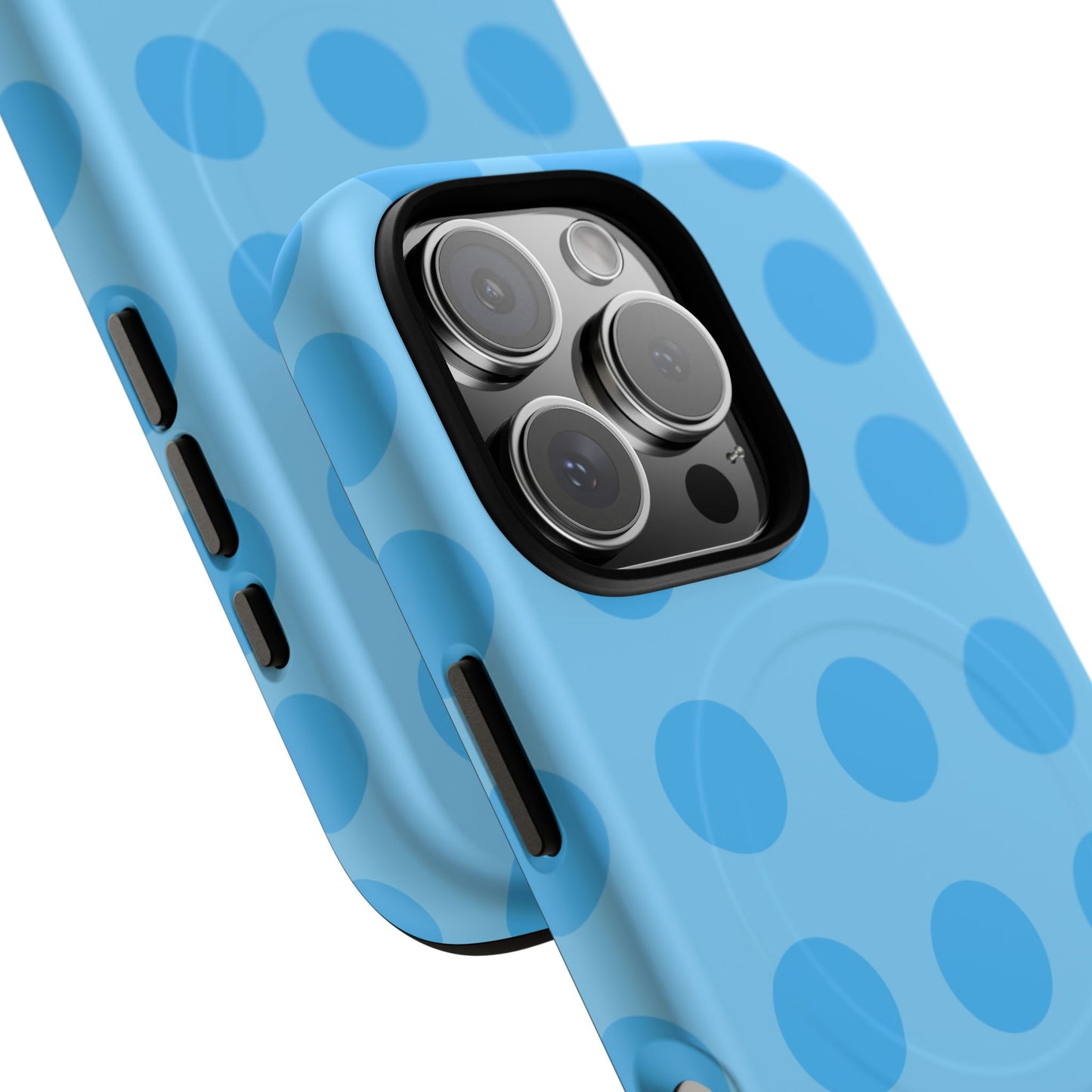 Blue Polka Dot Tough Magnetic Phone Case
