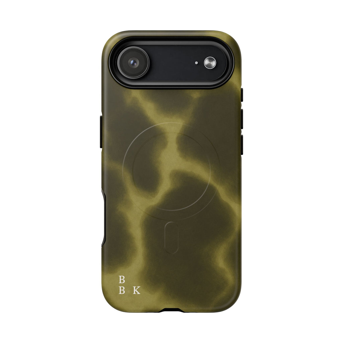 Olive Smoke Magnetic Phone Case — Tough Protective MagSafe-Compatible Cover