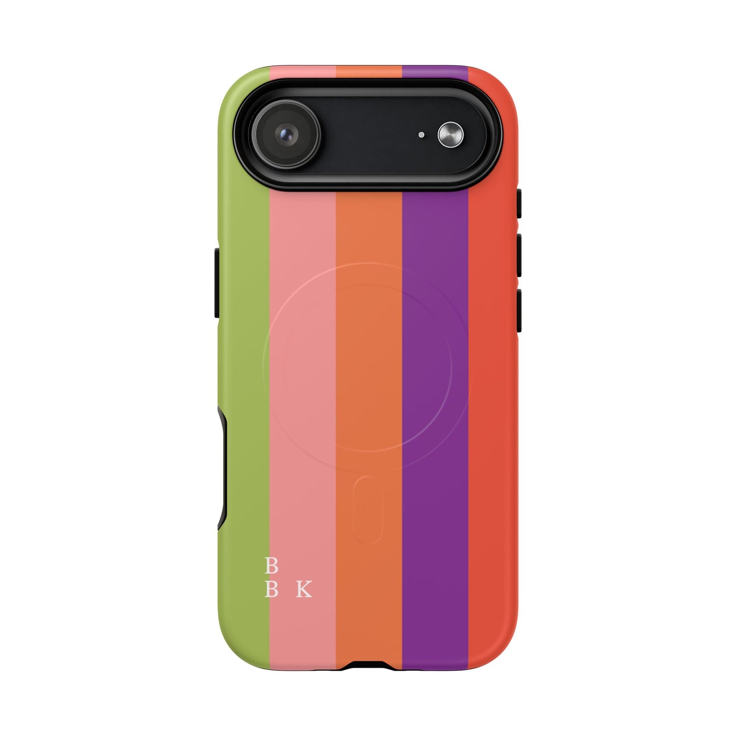 Bold Retro Stripe Magnetic Phone Case — Tough Protective iPhone Cover