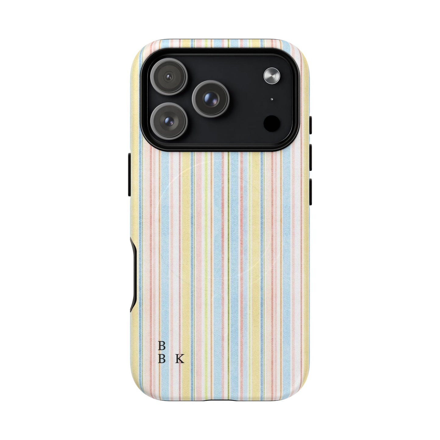 Striped Pastel Phone Case — Tough Magnetic Protection