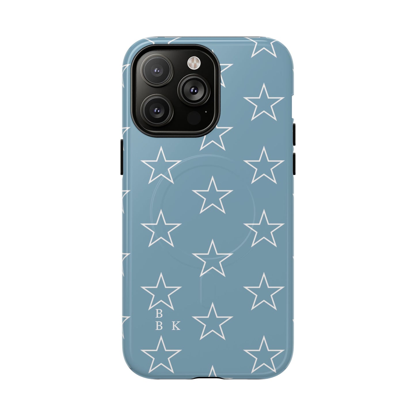 Blue Star Pattern Magnetic Phone Case — Tough Protective iPhone Cover