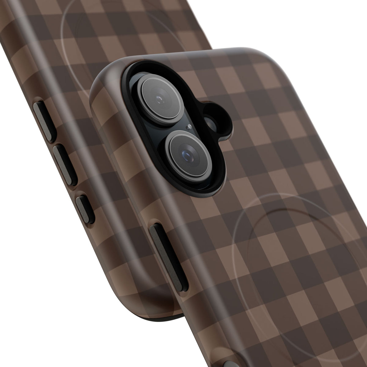 Brown Buffalo Plaid Tough Magnetic Phone Case