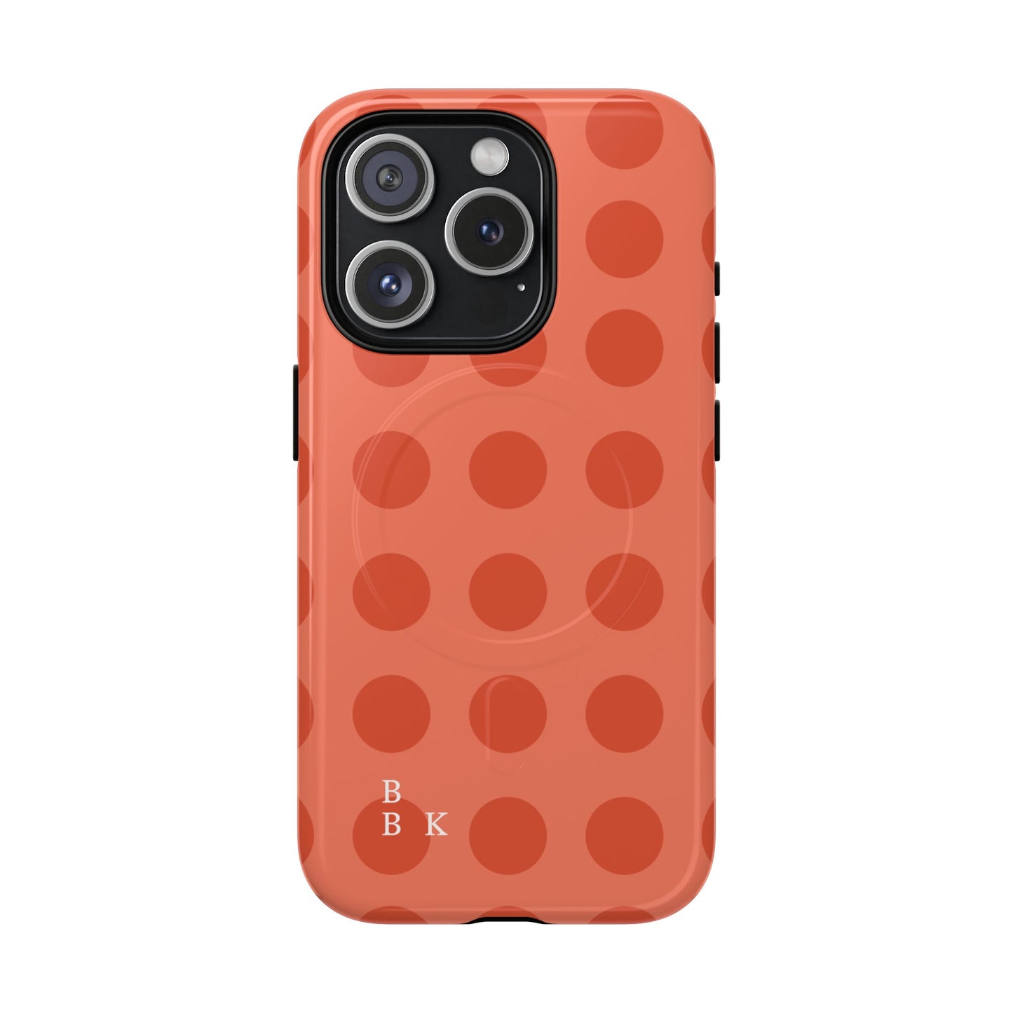 Polka Dot Tough Magnetic Phone Case — Protective Magnetic MagSafe-Compatible iPhone Cover