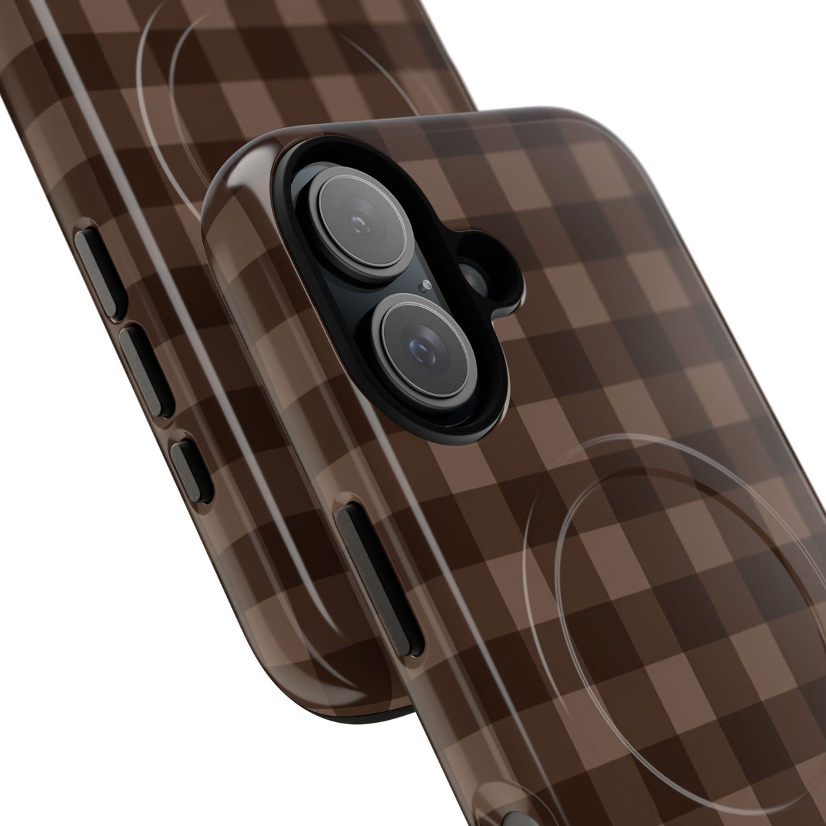 Brown Buffalo Plaid Tough Magnetic Phone Case