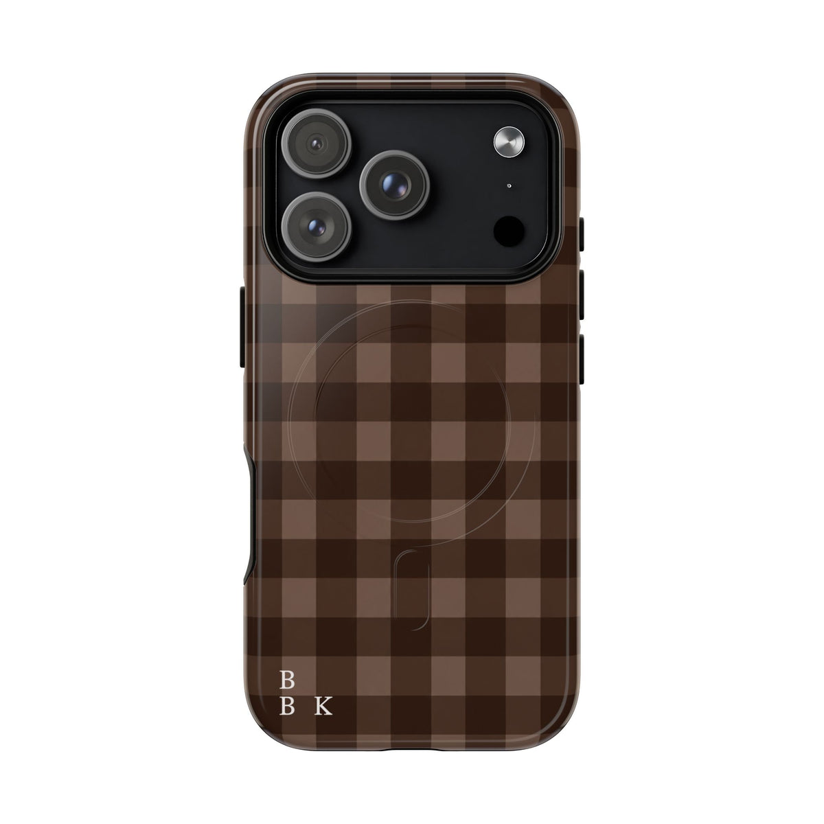 Brown Buffalo Plaid Tough Magnetic Phone Case