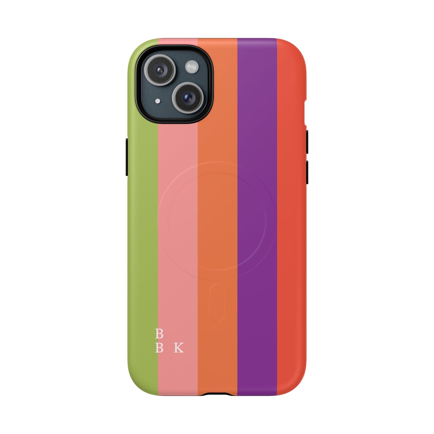 Bold Retro Stripe Magnetic Phone Case — Tough Protective iPhone Cover