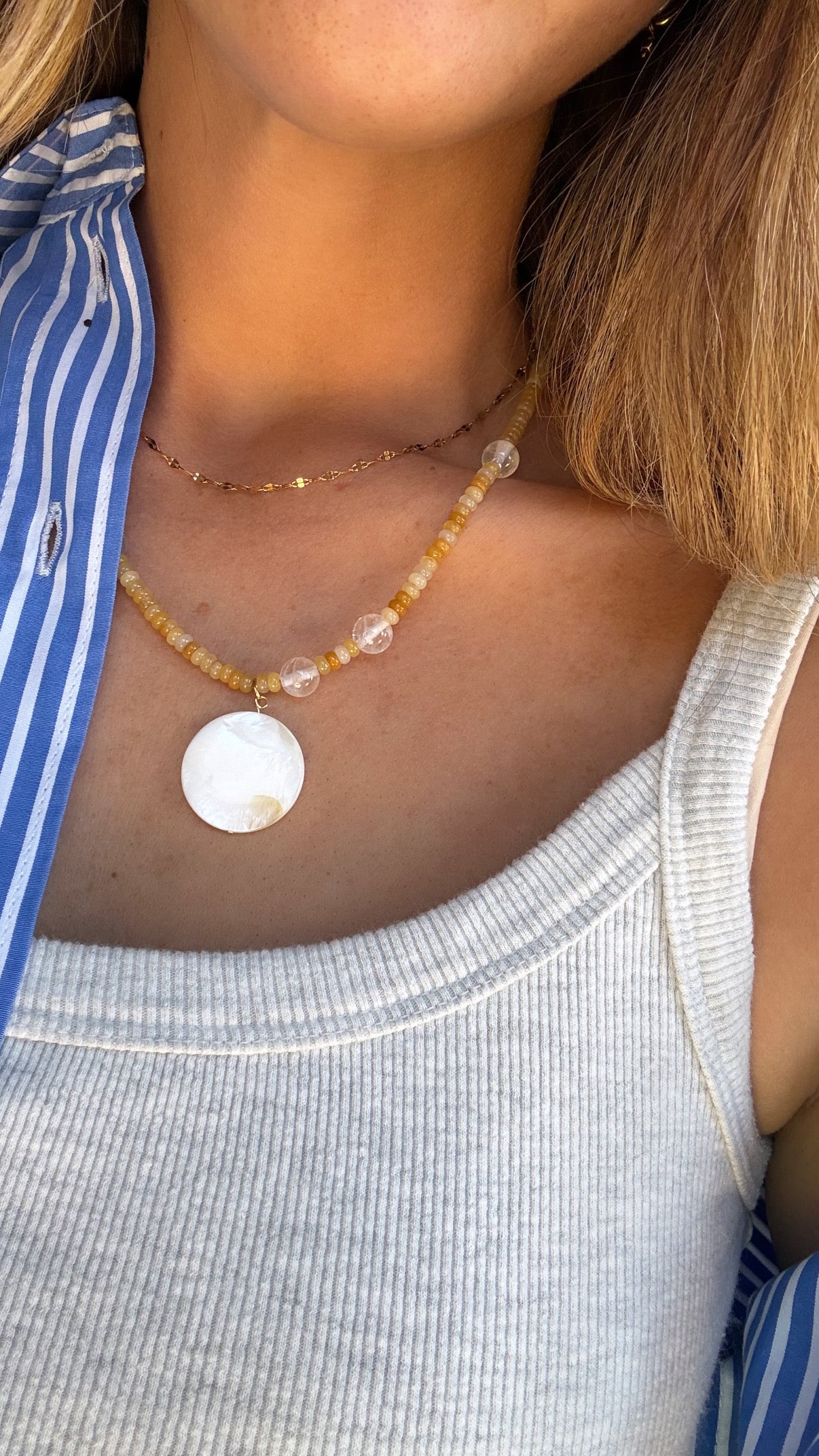 Sunwashed Shell Necklace