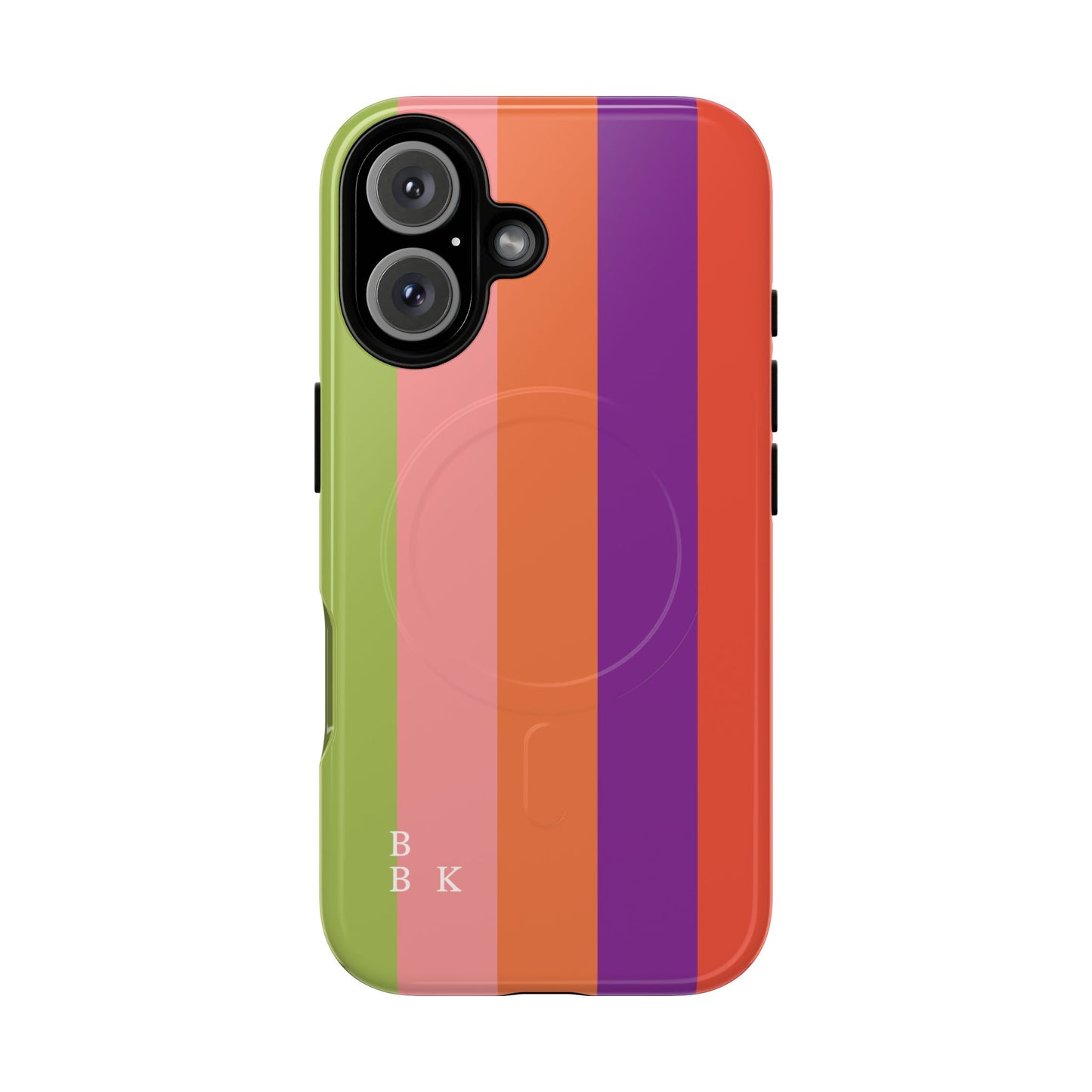 Bold Retro Stripe Magnetic Phone Case — Tough Protective iPhone Cover