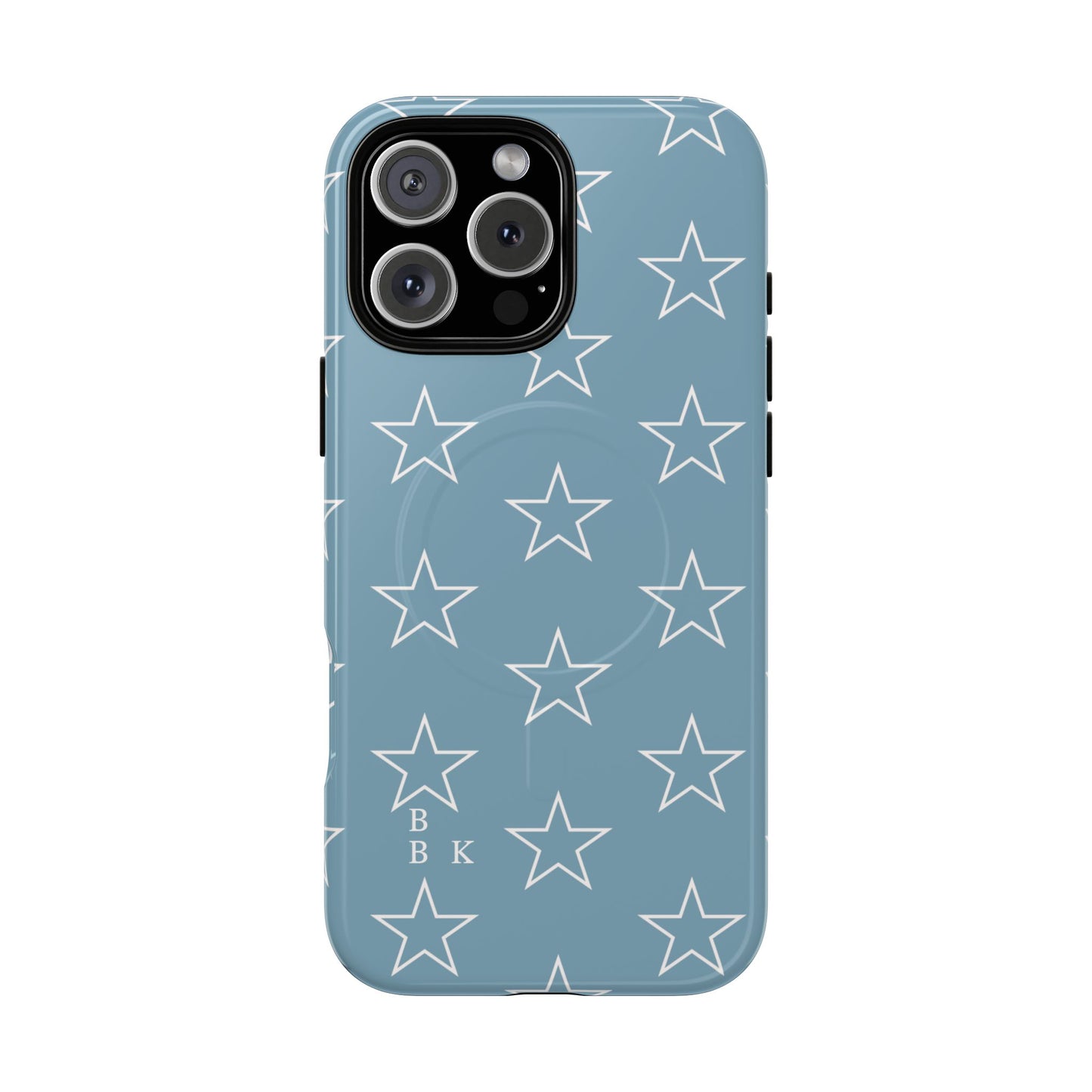 Blue Star Pattern Magnetic Phone Case — Tough Protective iPhone Cover