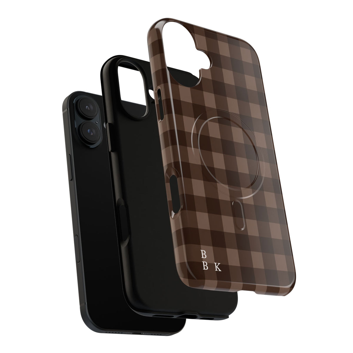 Brown Buffalo Plaid Tough Magnetic Phone Case