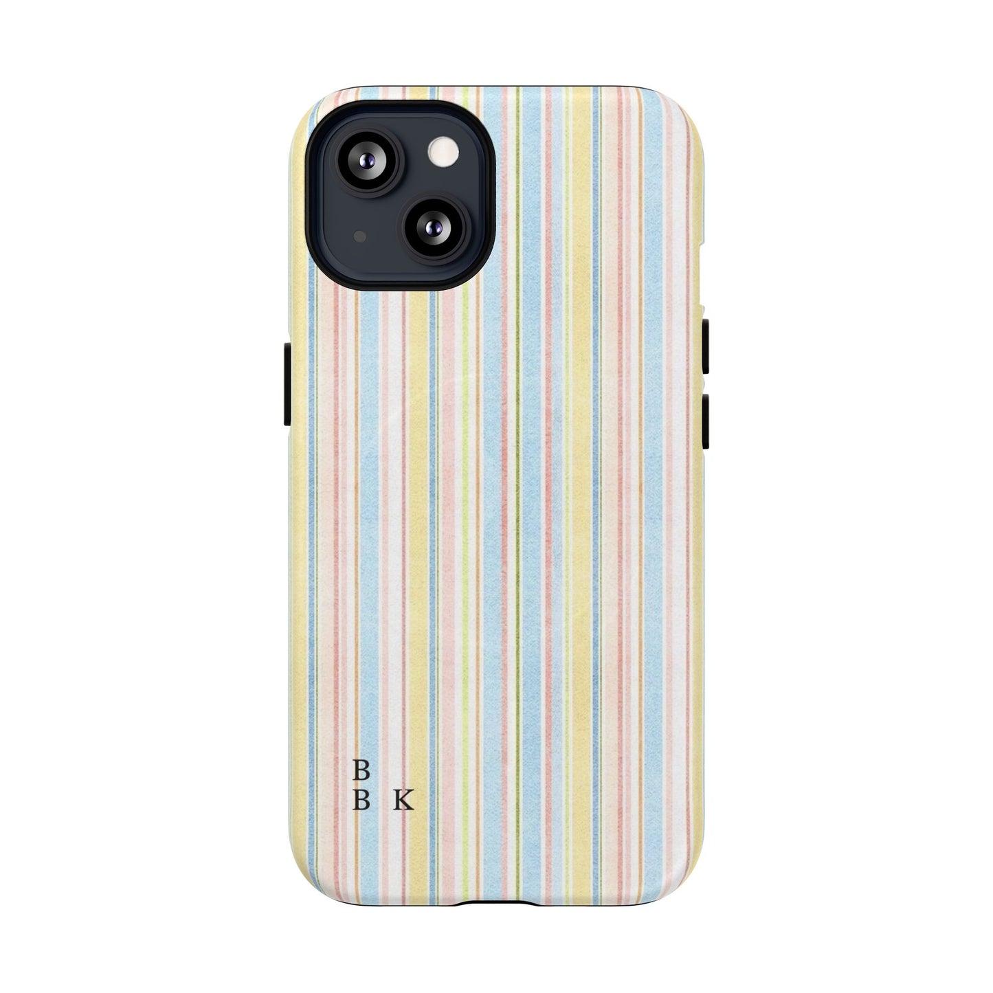 Striped Pastel Phone Case — Tough Magnetic Protection