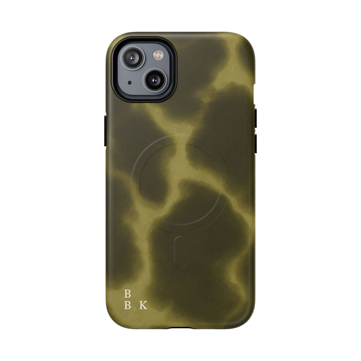 Olive Smoke Magnetic Phone Case — Tough Protective MagSafe-Compatible Cover