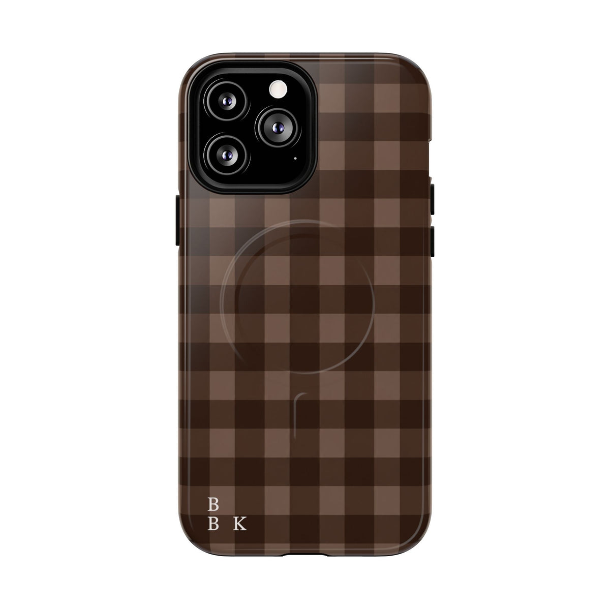 Brown Buffalo Plaid Tough Magnetic Phone Case