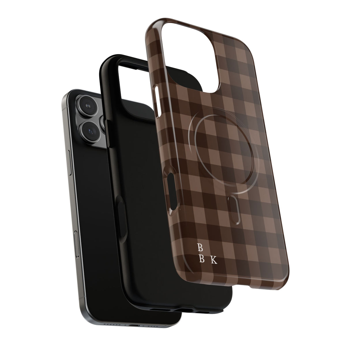 Brown Buffalo Plaid Tough Magnetic Phone Case