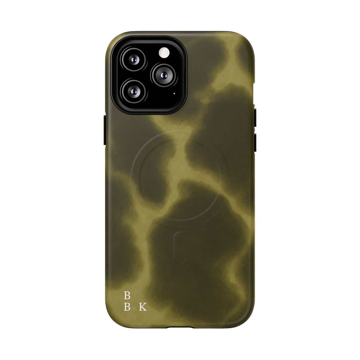 Olive Smoke Magnetic Phone Case — Tough Protective MagSafe-Compatible Cover